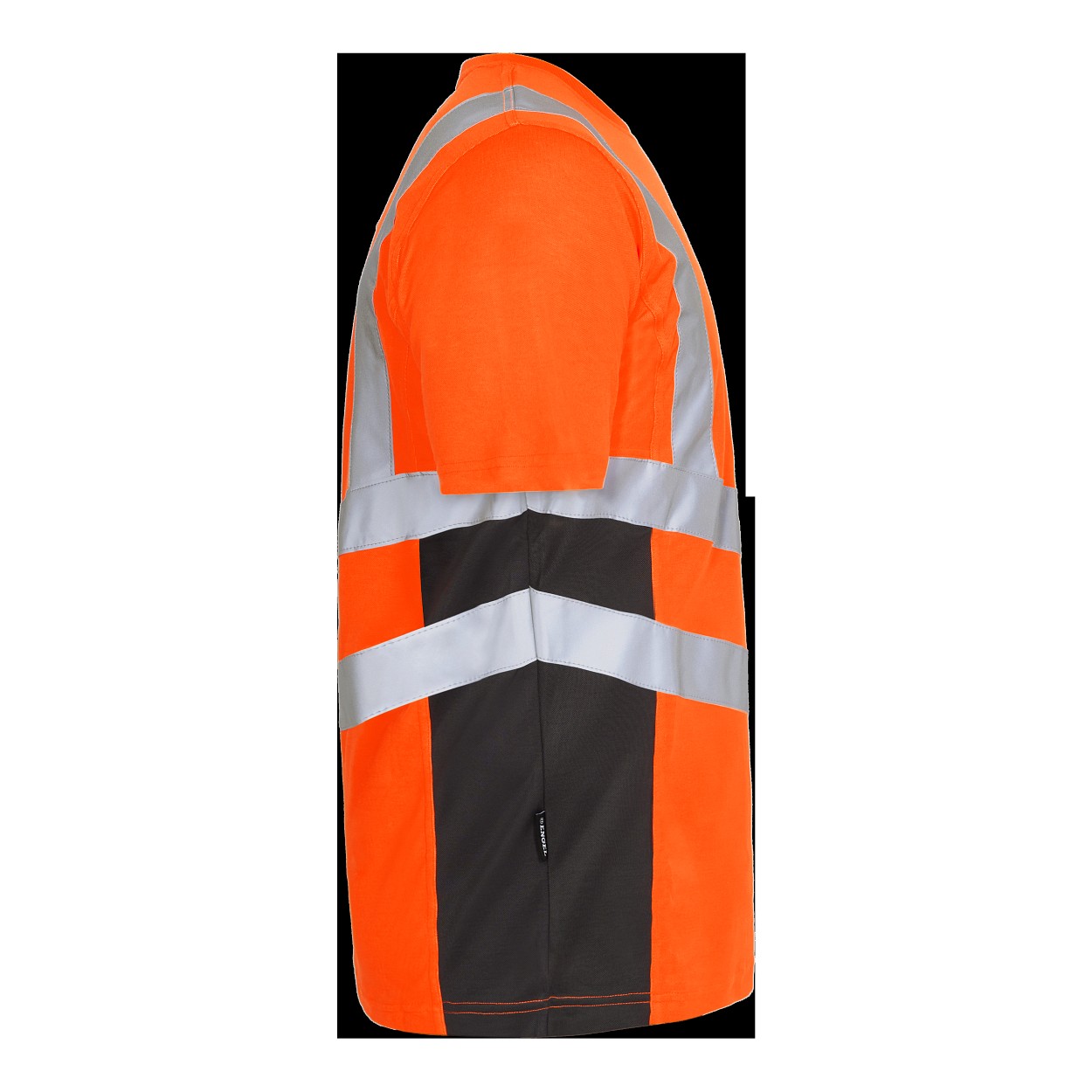 ENGEL Safety T-Shirt in Orange/Anthrazit Grau, Größe XS