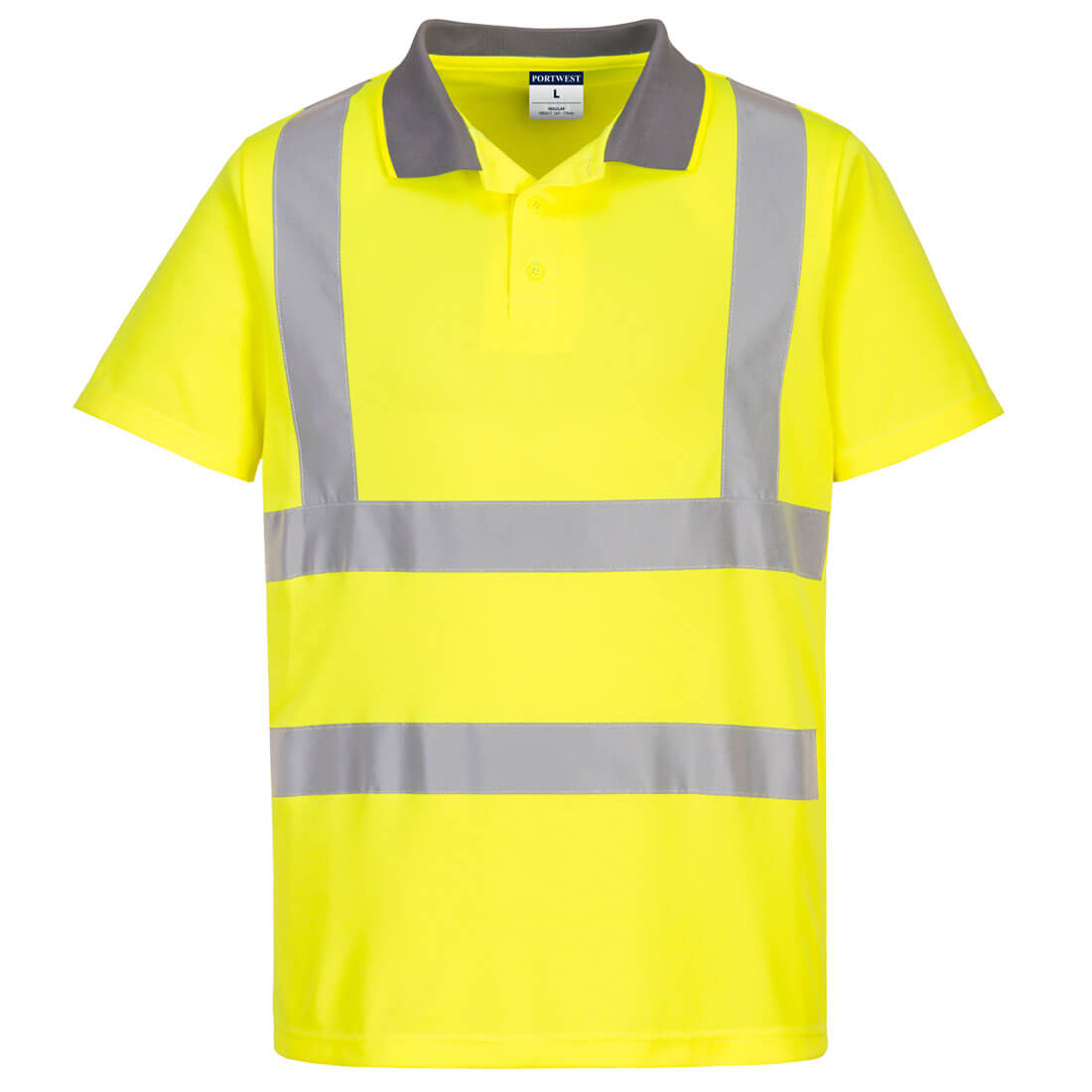 Eco Warnschutz Poloshirt kurzarm (6er Pack)  EC10 in Gelb, Größe S von Portwest