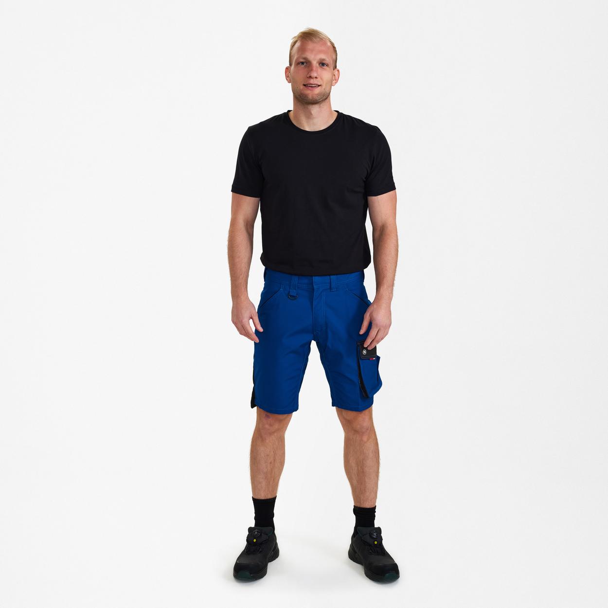 ENGEL Galaxy Arbeitsshorts in Surfer Blue/Schwarz, Größe 54