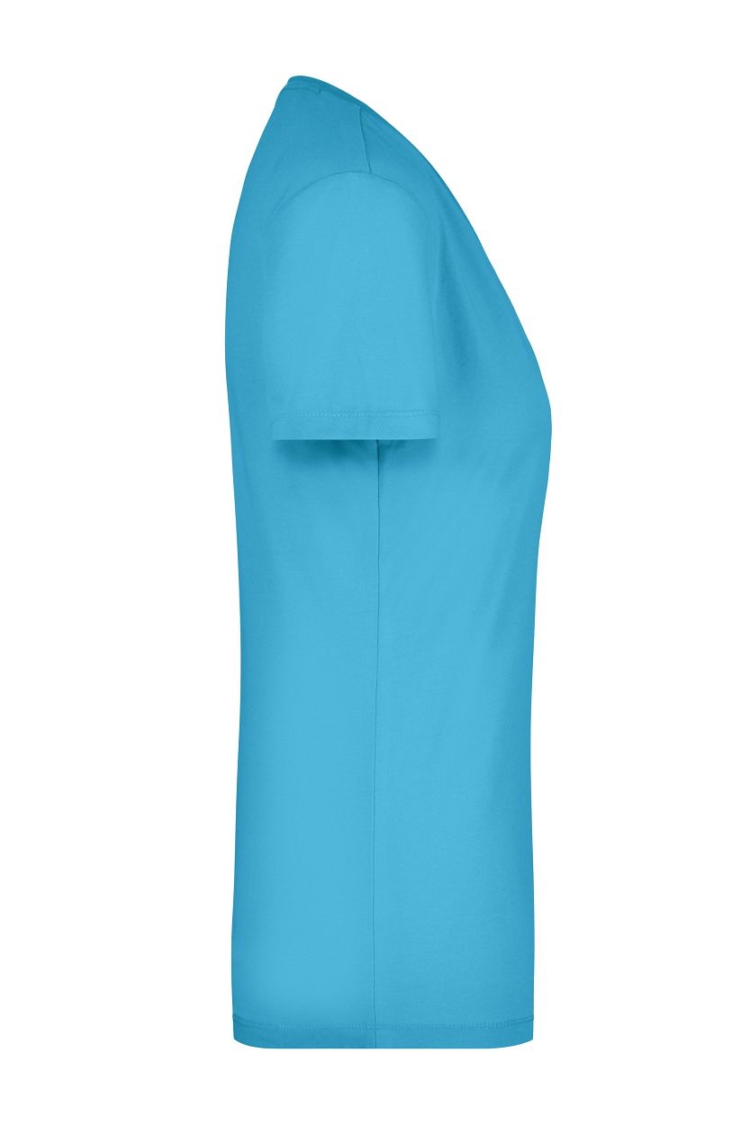 Ladies' Stretch V-T "JN928" in Turquoise, Größe 2XL - Daiber