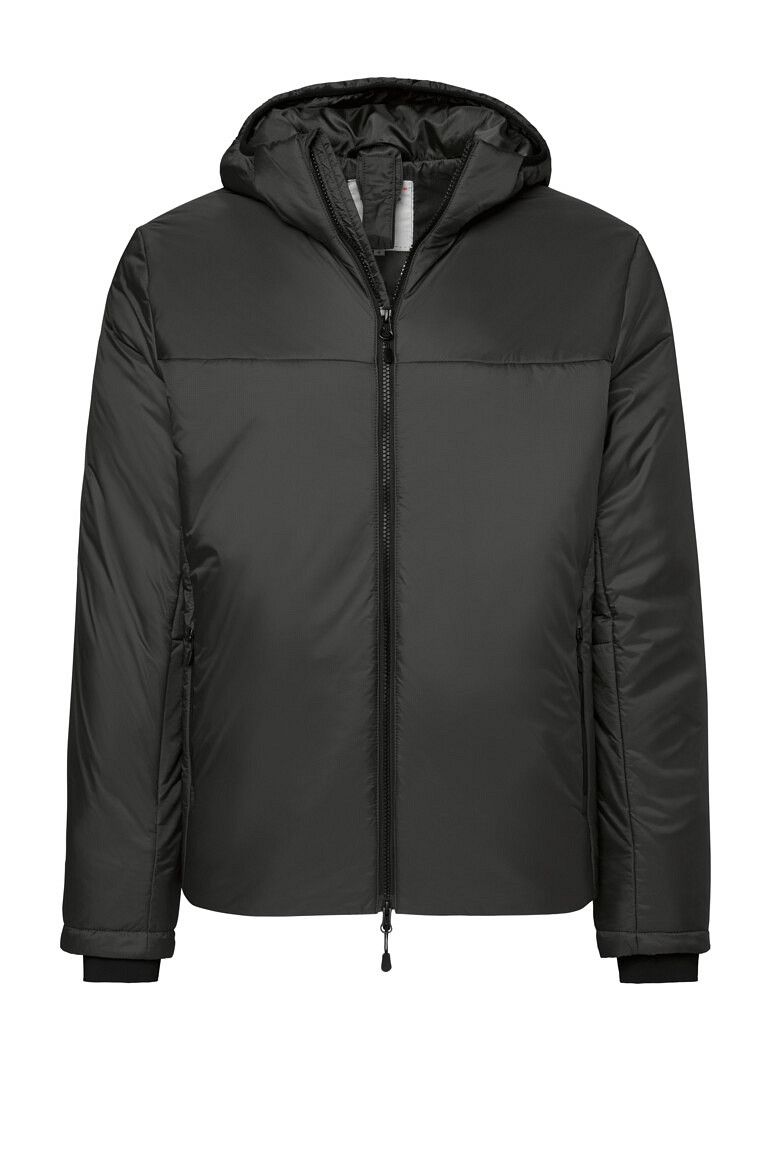 HAKRO 889 Kapuzen Thermo Loftjacke in karbongrau, Größe 6XL