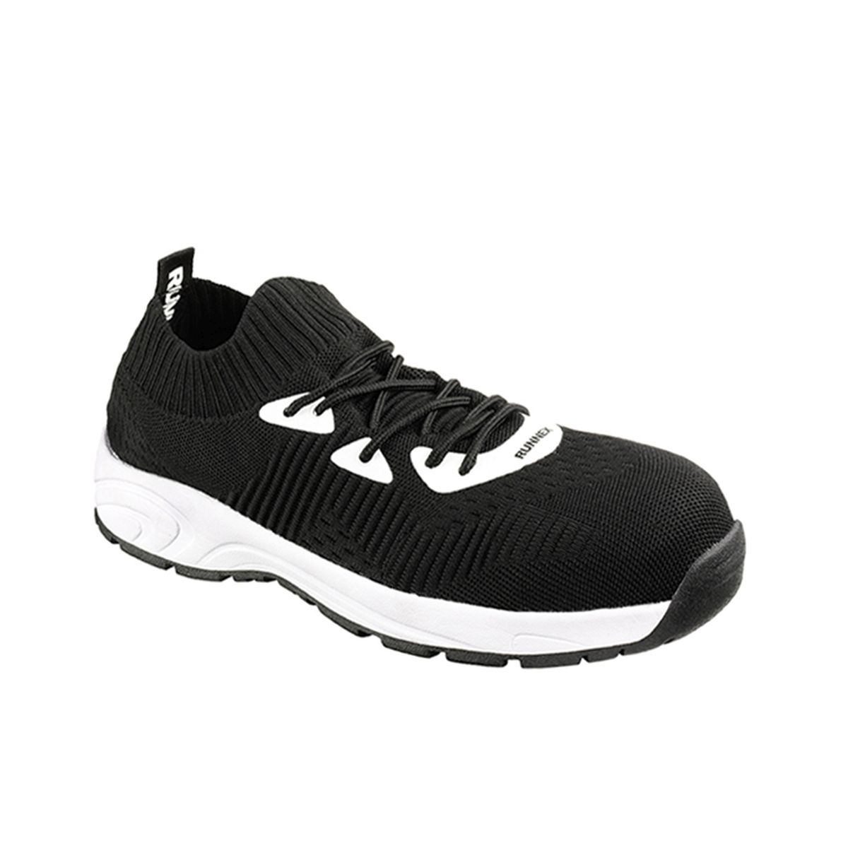 RUNNEX® S1-Sicherheitshalbschuhe SportStar in Schwarz / Weiß, Gr. 40