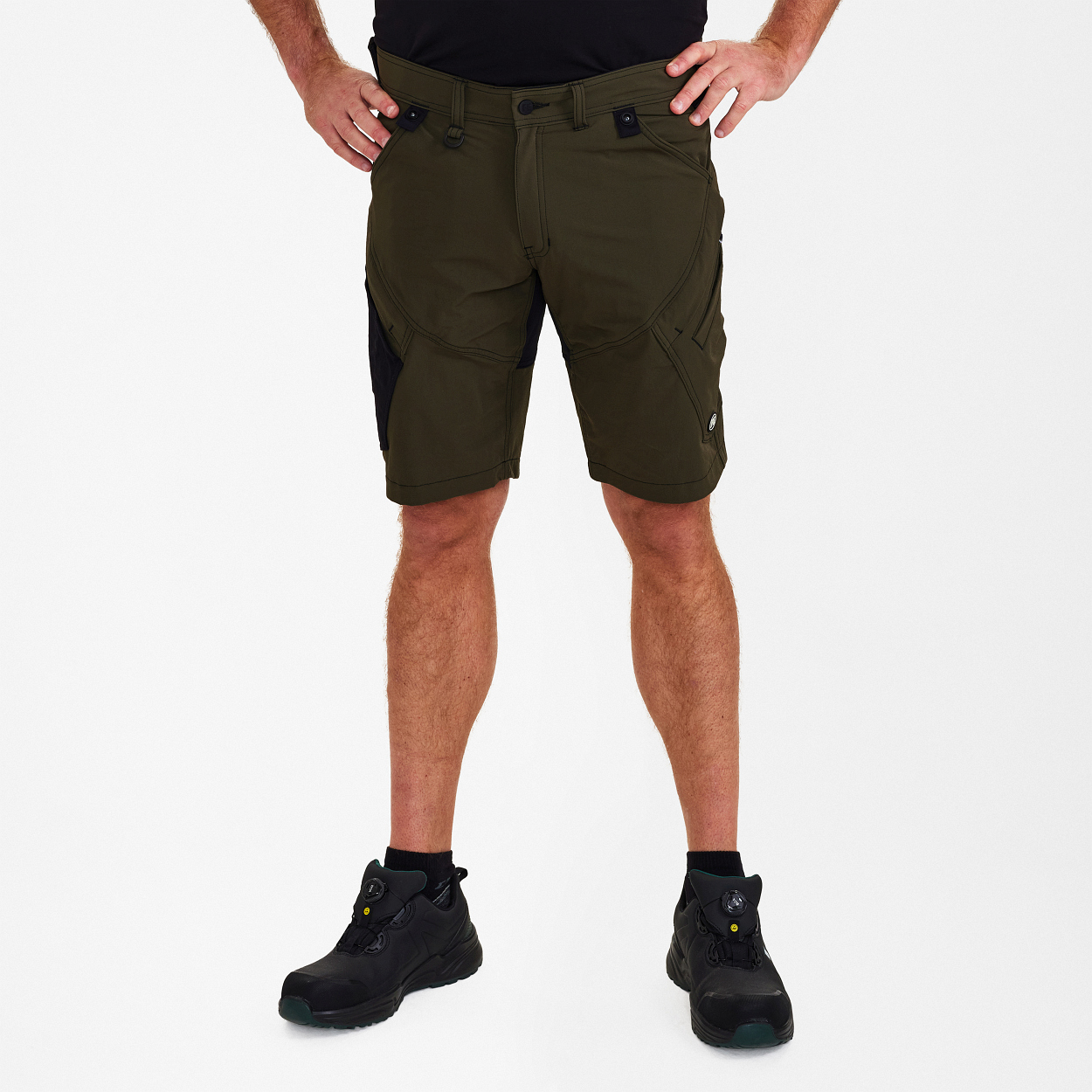 ENGEL X-treme Handwerkershorts mit 4-Wege-Stretch in Forest Green, Größe 54