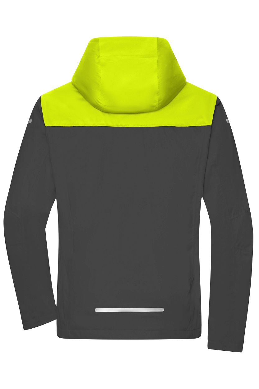Men's Allweather Jacket GRS "JN1180" in Carbon/Bright-Yellow/Carbon, Größe 3XL - Daiber