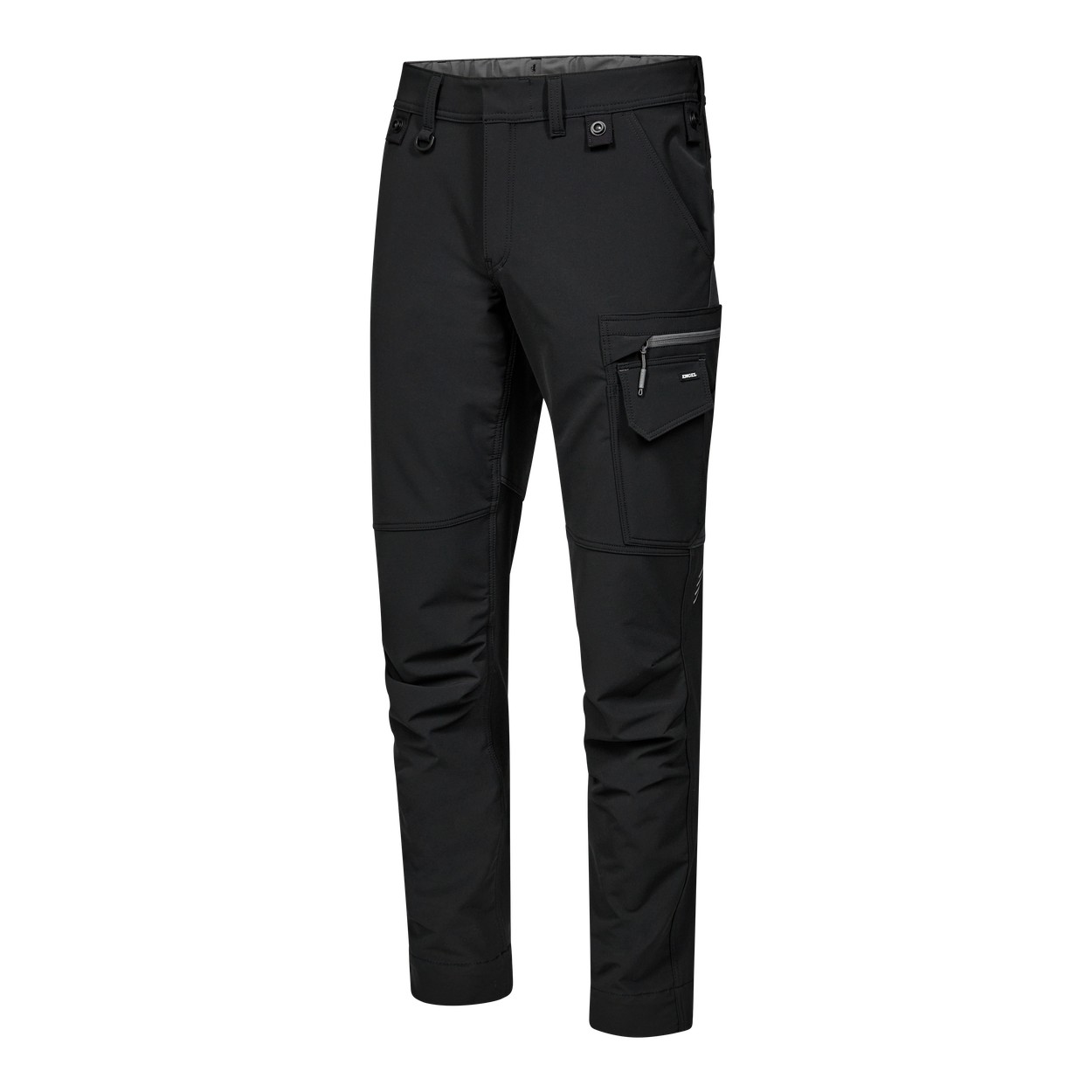 ENGEL Entire Servicehose mit 4-Wege Stretch in Schwarz/Anthrazit Grau, Größe 29