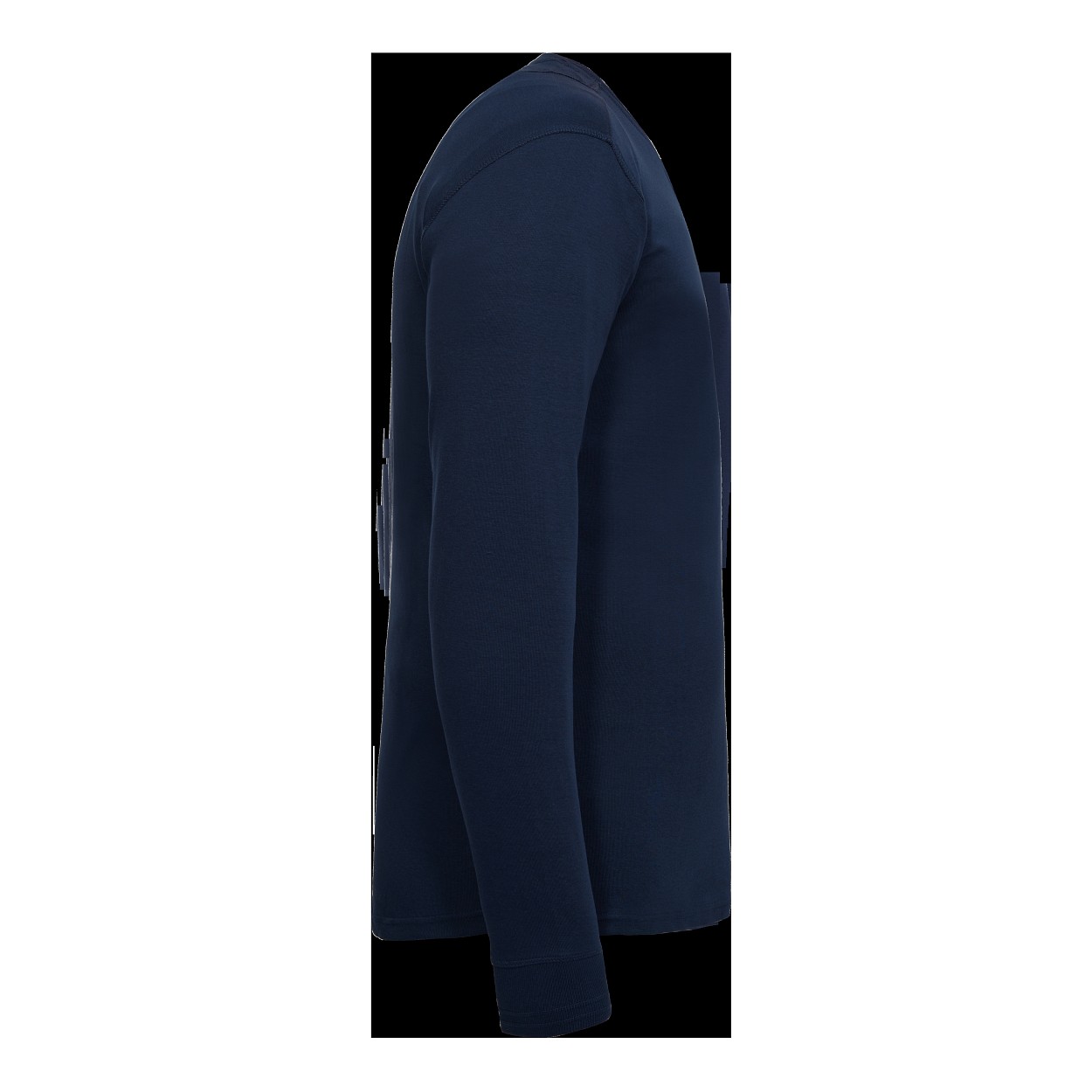 ENGEL Extend Grandad langarm-Shirt in Blue Ink, Größe XS