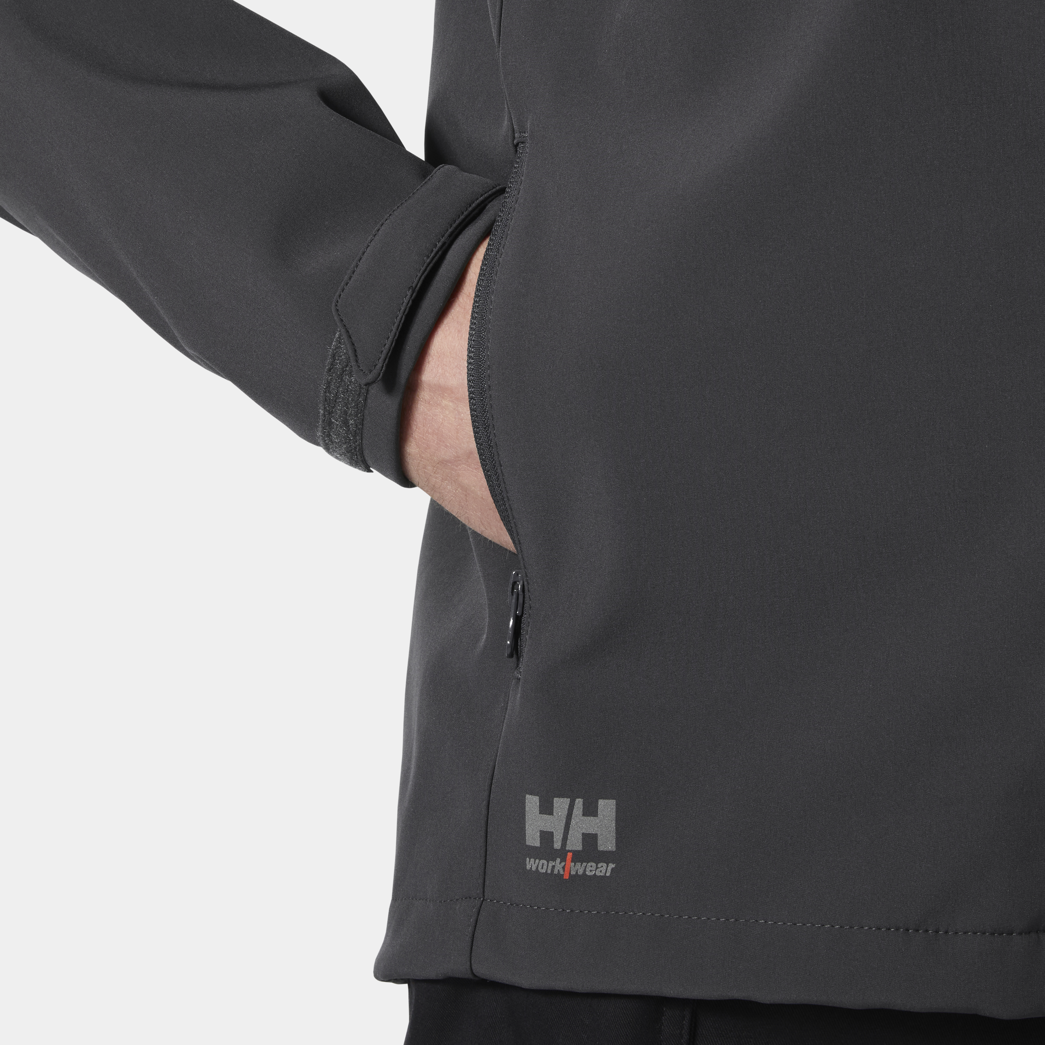 "MANCHESTER 2.0" SOFTS Jacke in Ebony, Größe 5XL von Helly Hansen Workwear