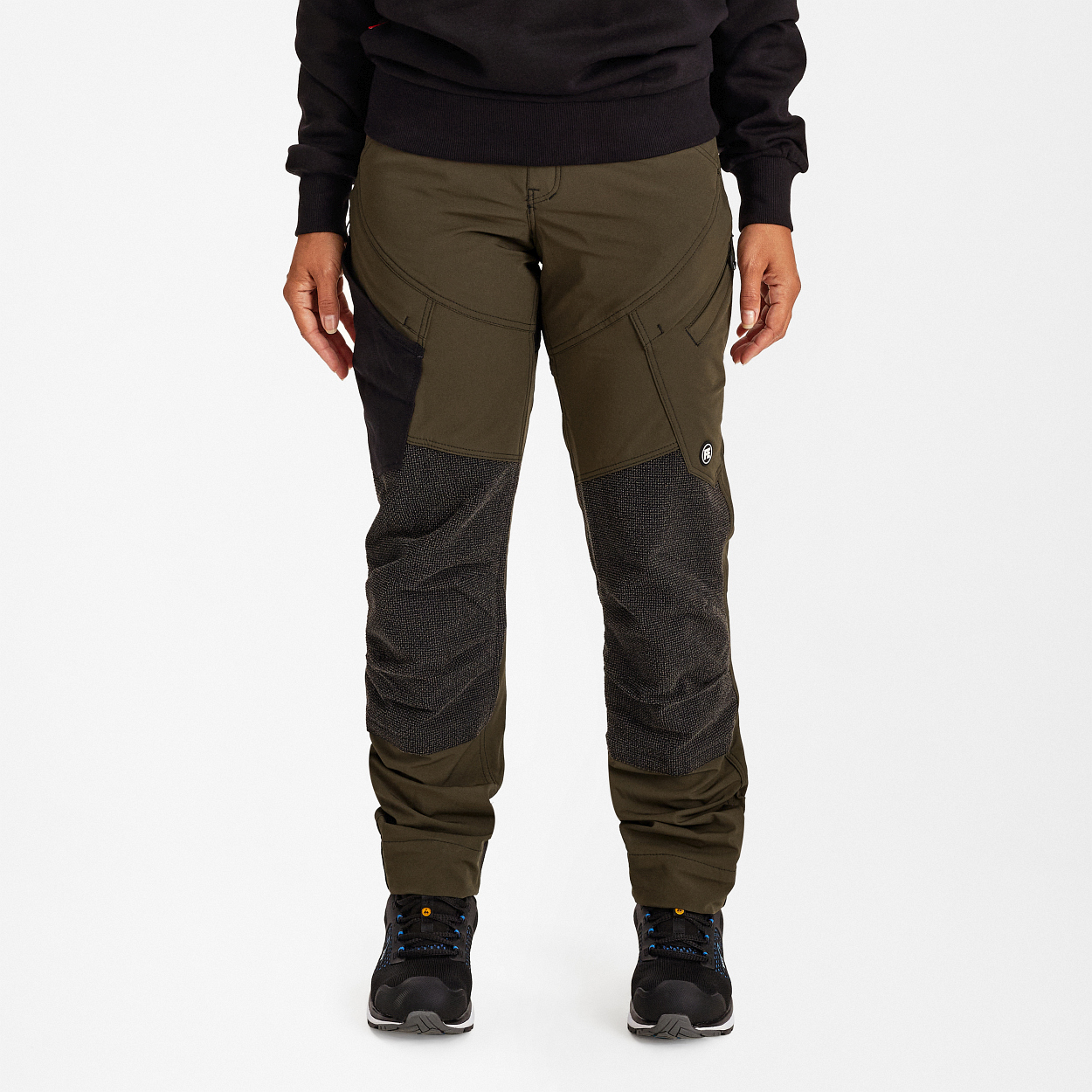 ENGEL X-treme Damen Hose mit 4-Wege Stretch in Forest Green, Größe 48