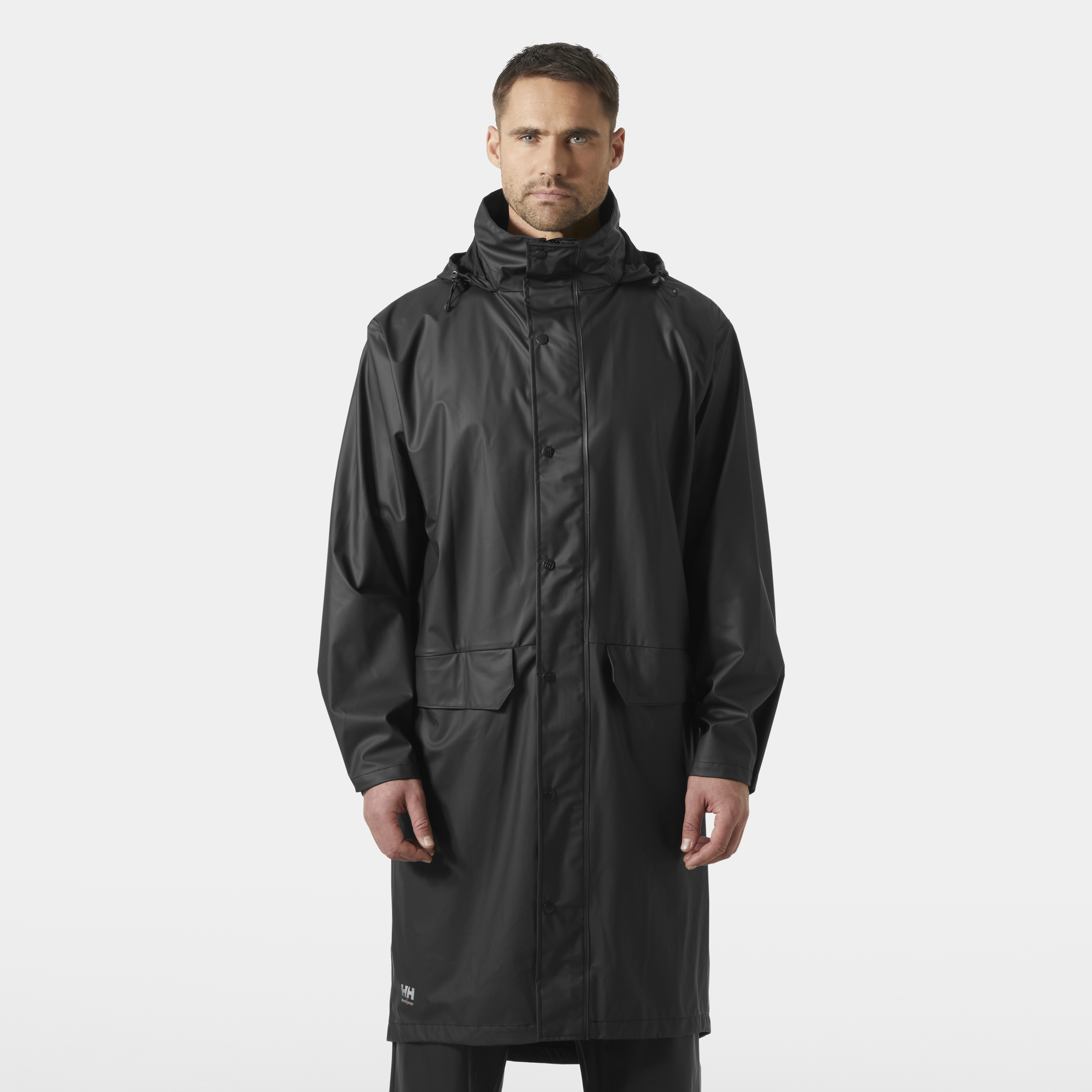 "VOSS" Regenmantel in Black, Größe 4XL von Helly Hansen Workwear
