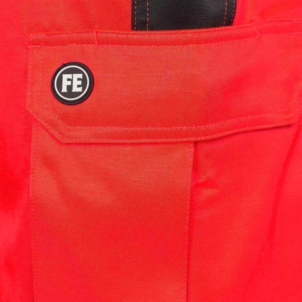 ENGEL Safety 2545-319 Light Arbeitshose in Rot/Schwarz, Größe 106