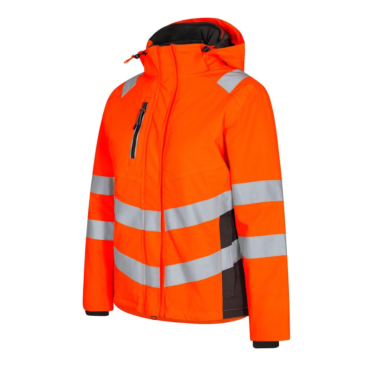 ENGEL Safety Damen Winterjacke in Orange/Anthrazit Grau, Größe XS