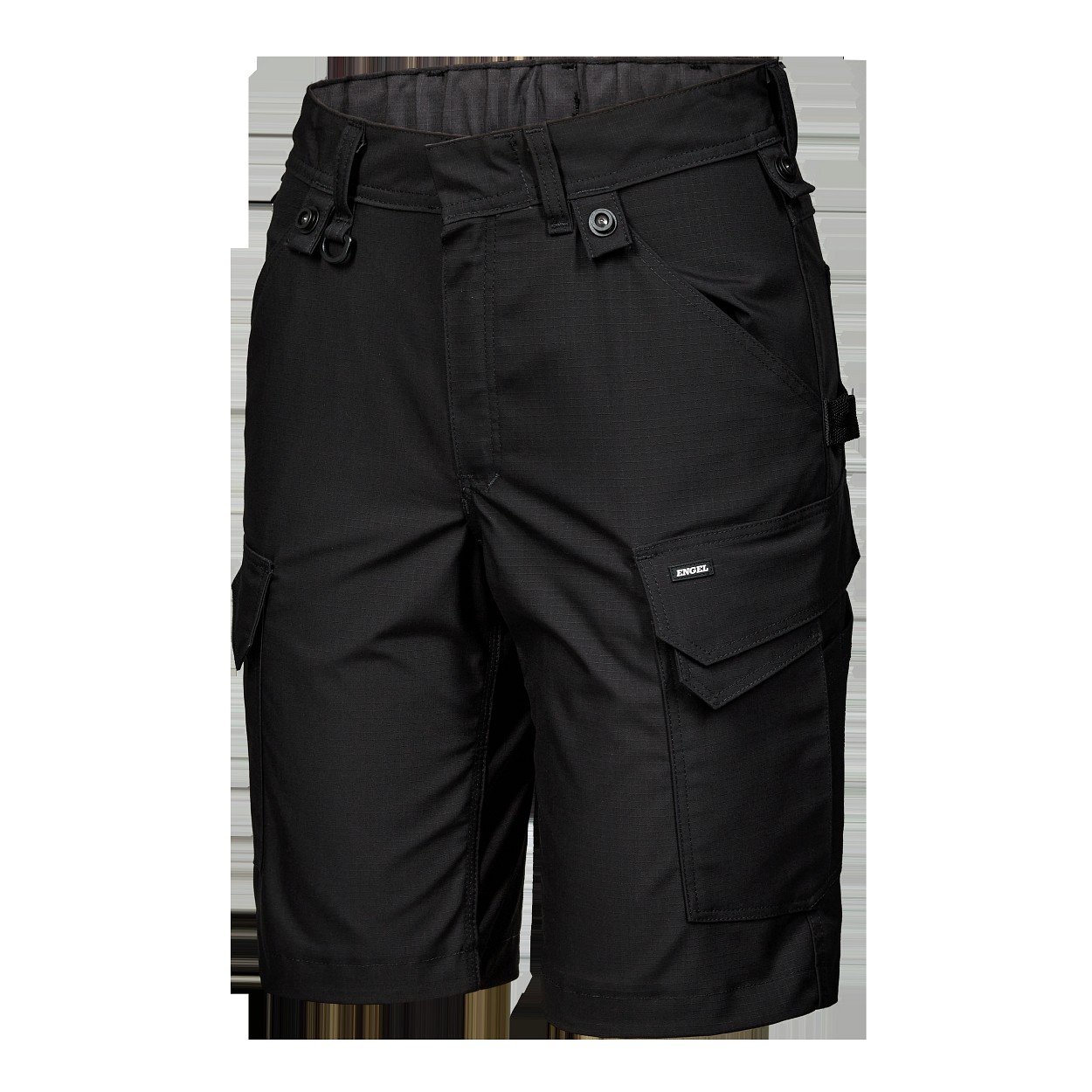ENGEL Entire Damen Arbeitsshorts mit 2-Wege-Stretch in Schwarz, Größe 48