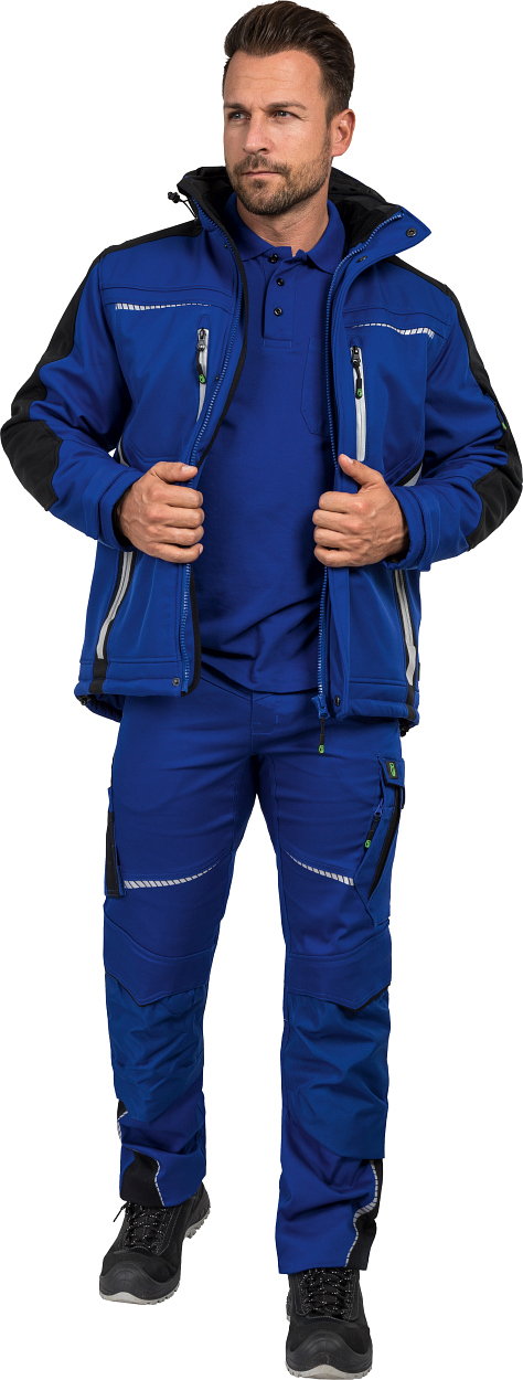 Polo-Shirt "Jens" Flex Line Kornblau FLEXU, Gr. 2XL von Leibwächter