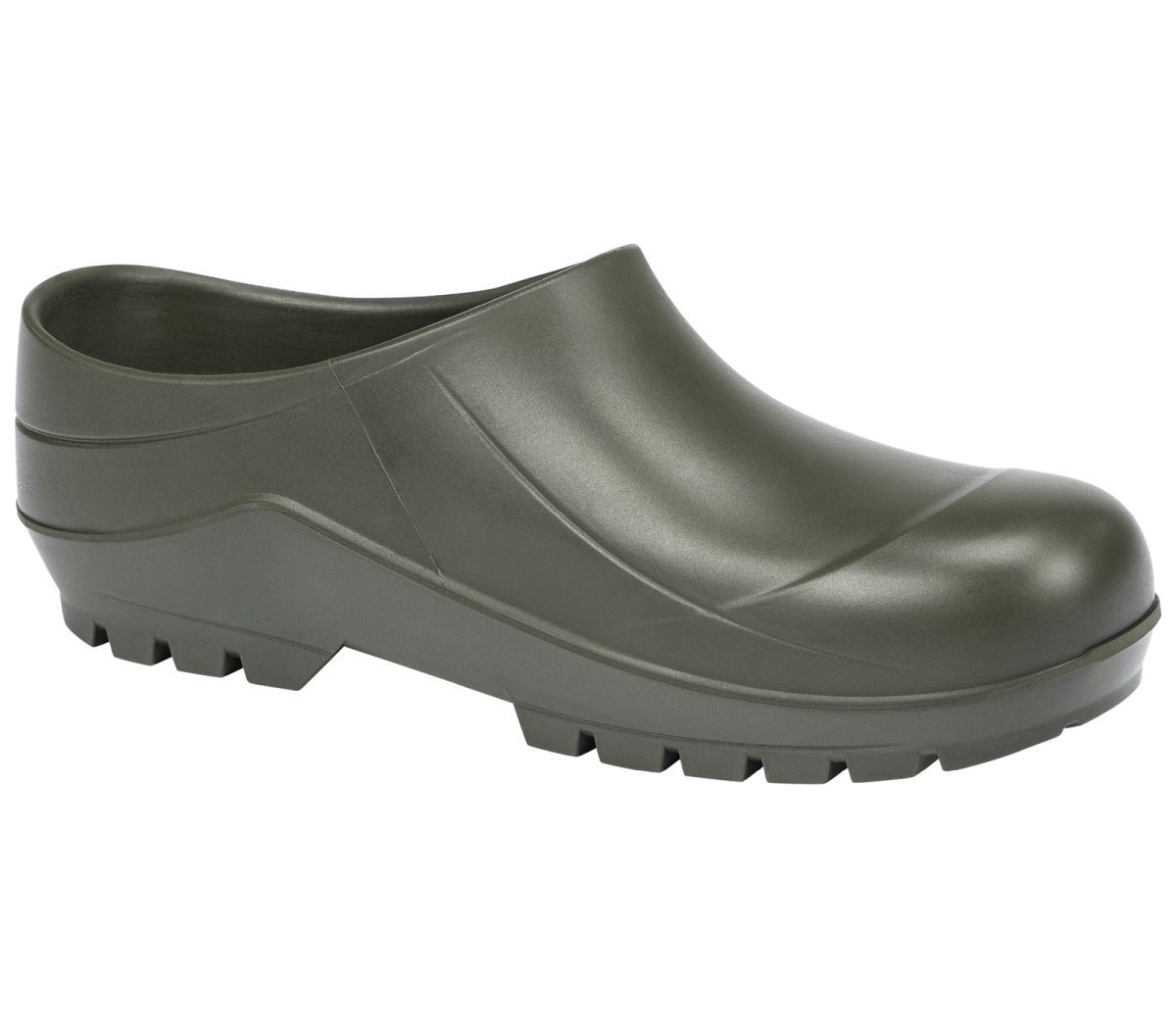 KÜBLER PU-CLOG in Oliv, Größe 39