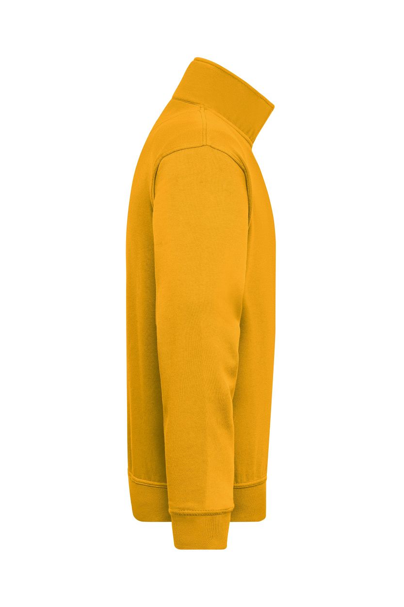 Workwear Half-Zip Sweat "JN831" in Gold-Yellow, Größe 6XL - Daiber