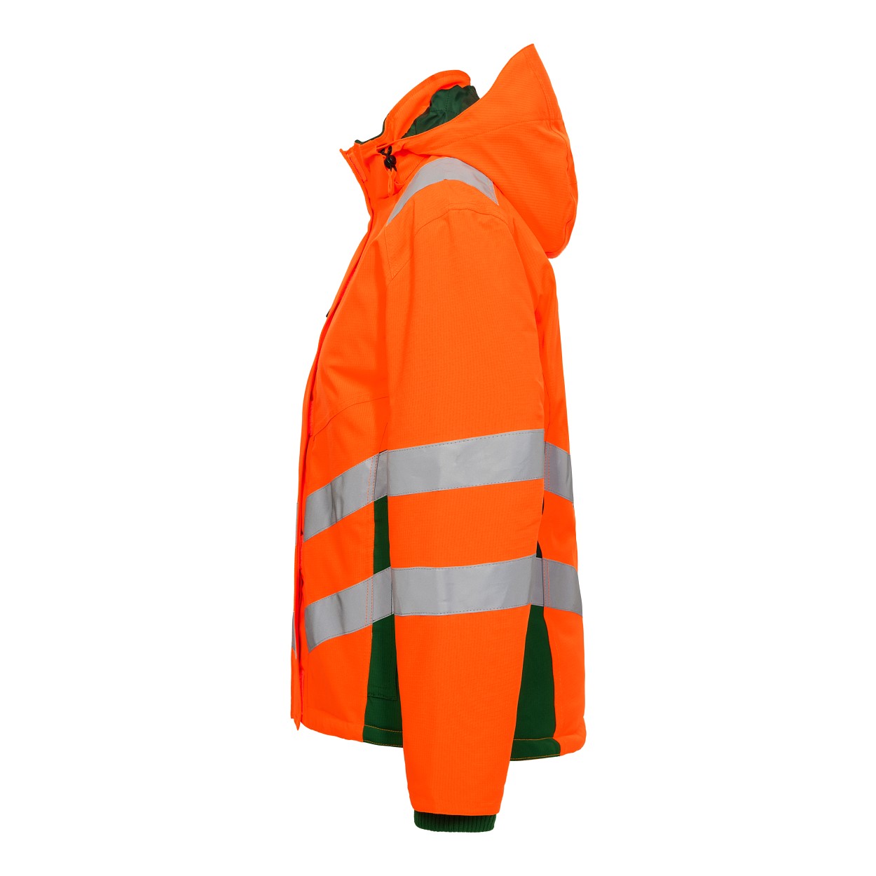 ENGEL Safety Damen Winterjacke in Orange/Grün, Größe XS
