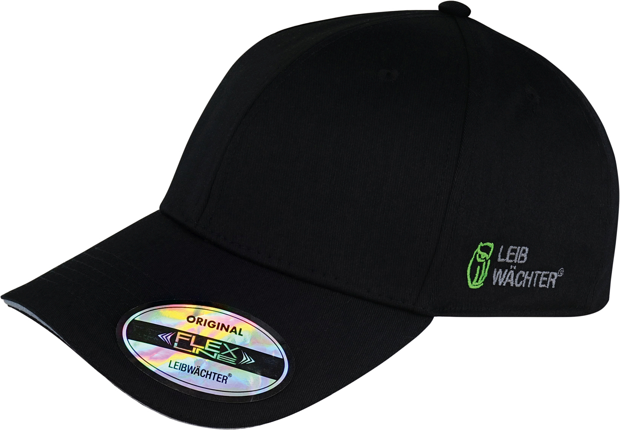 Stretch Basecap mit Logostick FLEXBC von Leibwächter