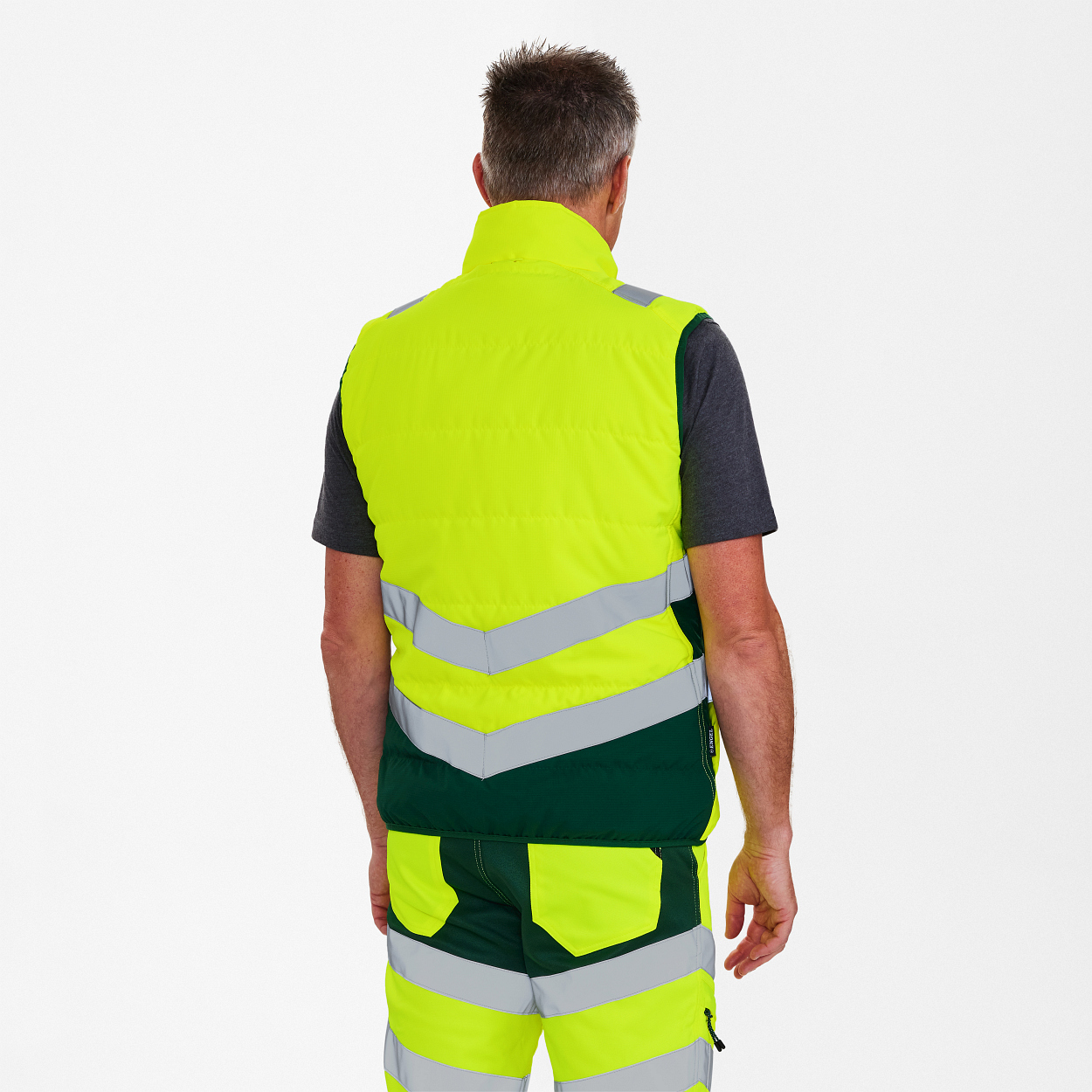 ENGEL Safety Stepp-Innenweste in Gelb/Grün, Größe XS