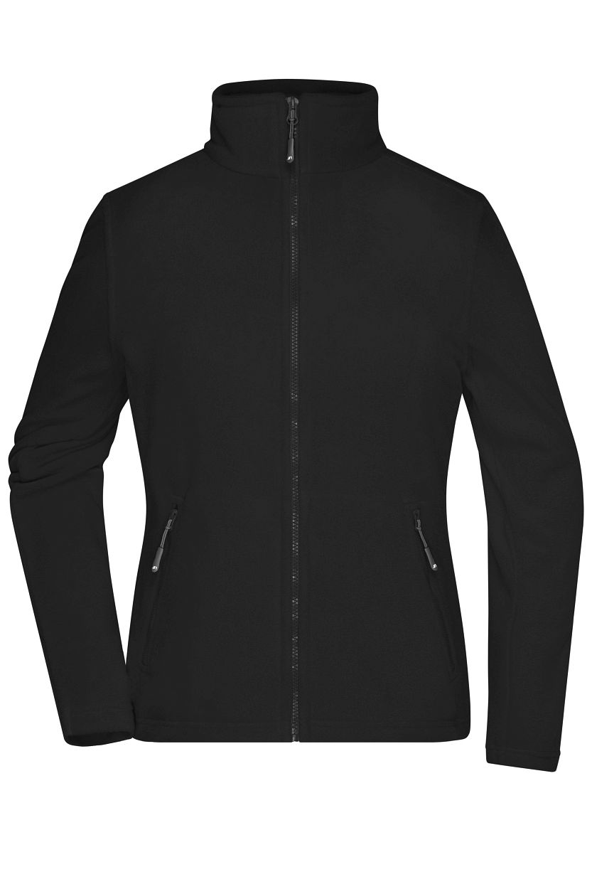 Ladies' Fleece Jacket "JN781" in Black, Größe 3XL - Daiber