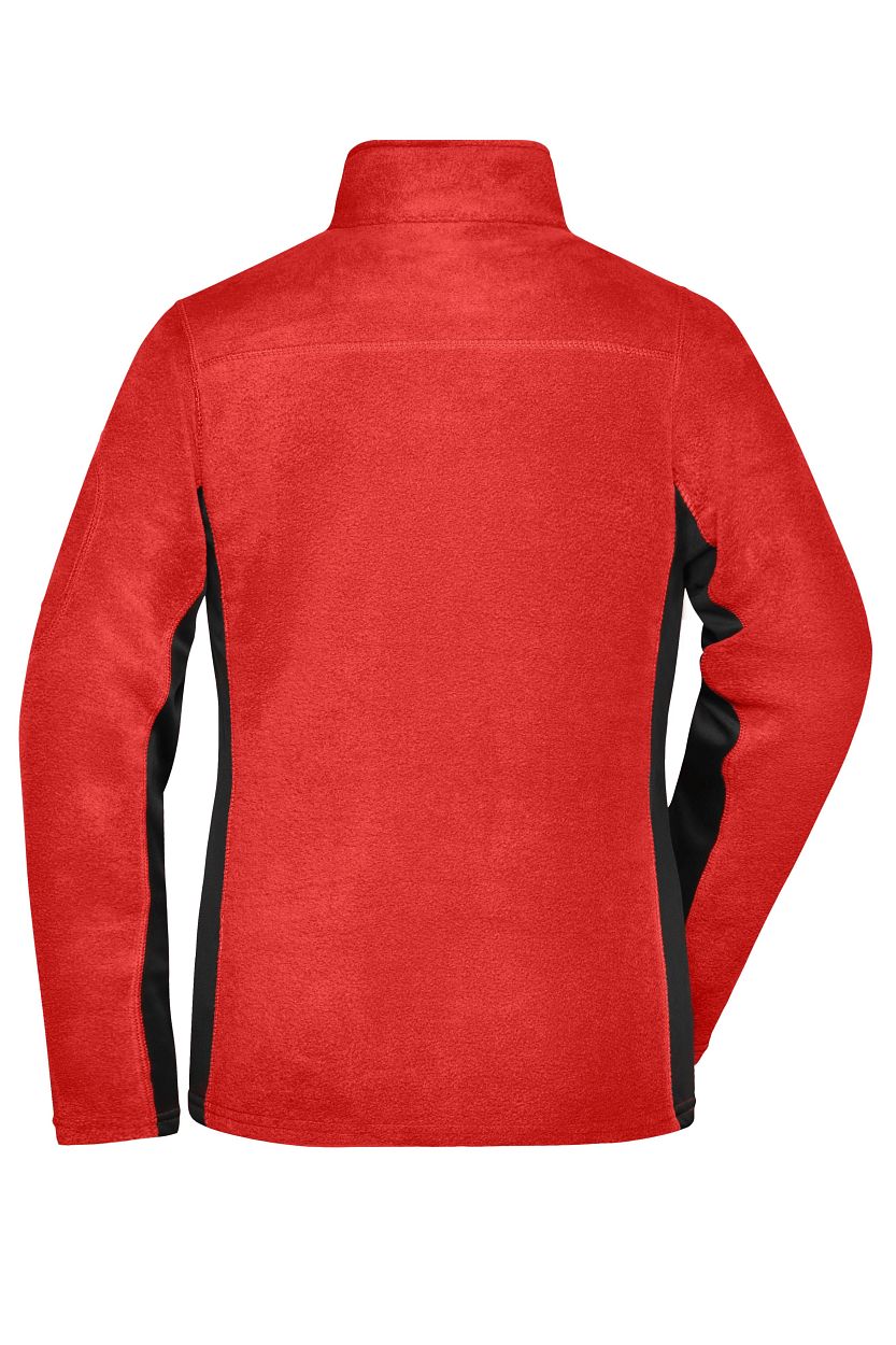 Ladies' Workwear Fleece Jacket - STRONG - "JN841" in Red/Black, Größe 4XL - Daiber