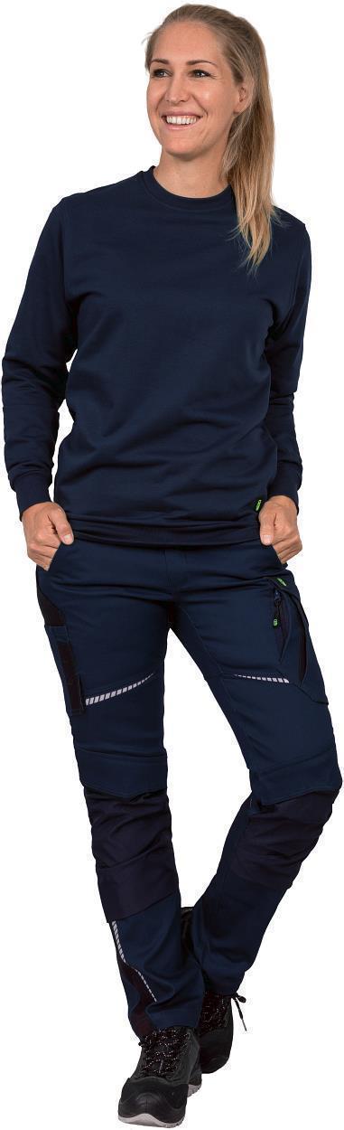 Rundhals-Sweater "Alex" Classic Line Marine LWSR, Gr. 2XL von Leibwächter