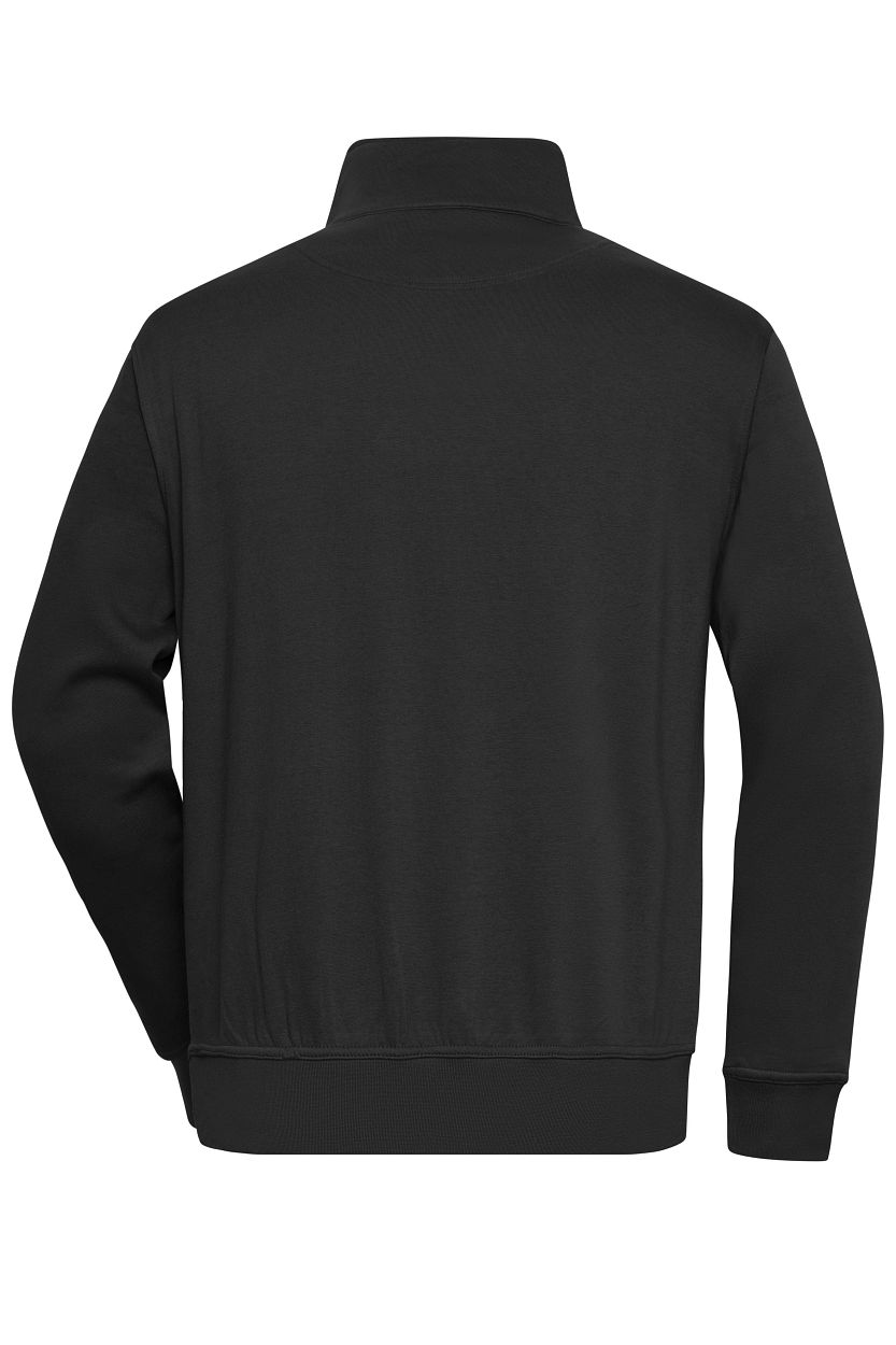 Workwear Half-Zip Sweat "JN831" in Black, Größe 6XL - Daiber