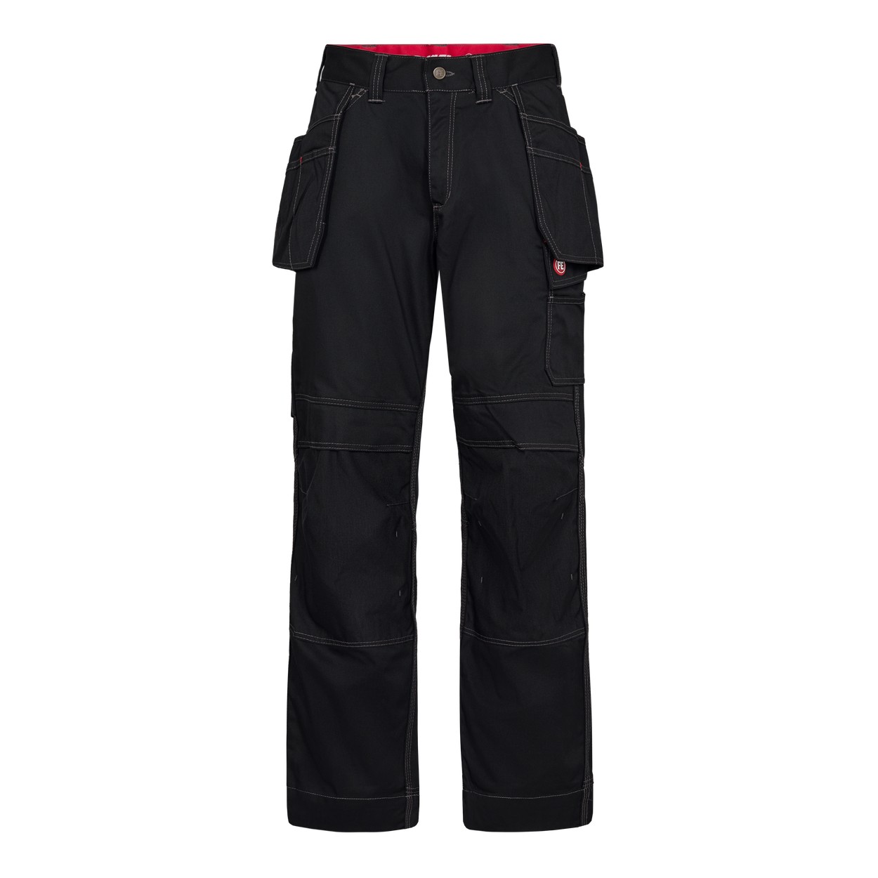 ENGEL Combat Arbeitshose mit Holstertaschen in Schwarz, Größe 26