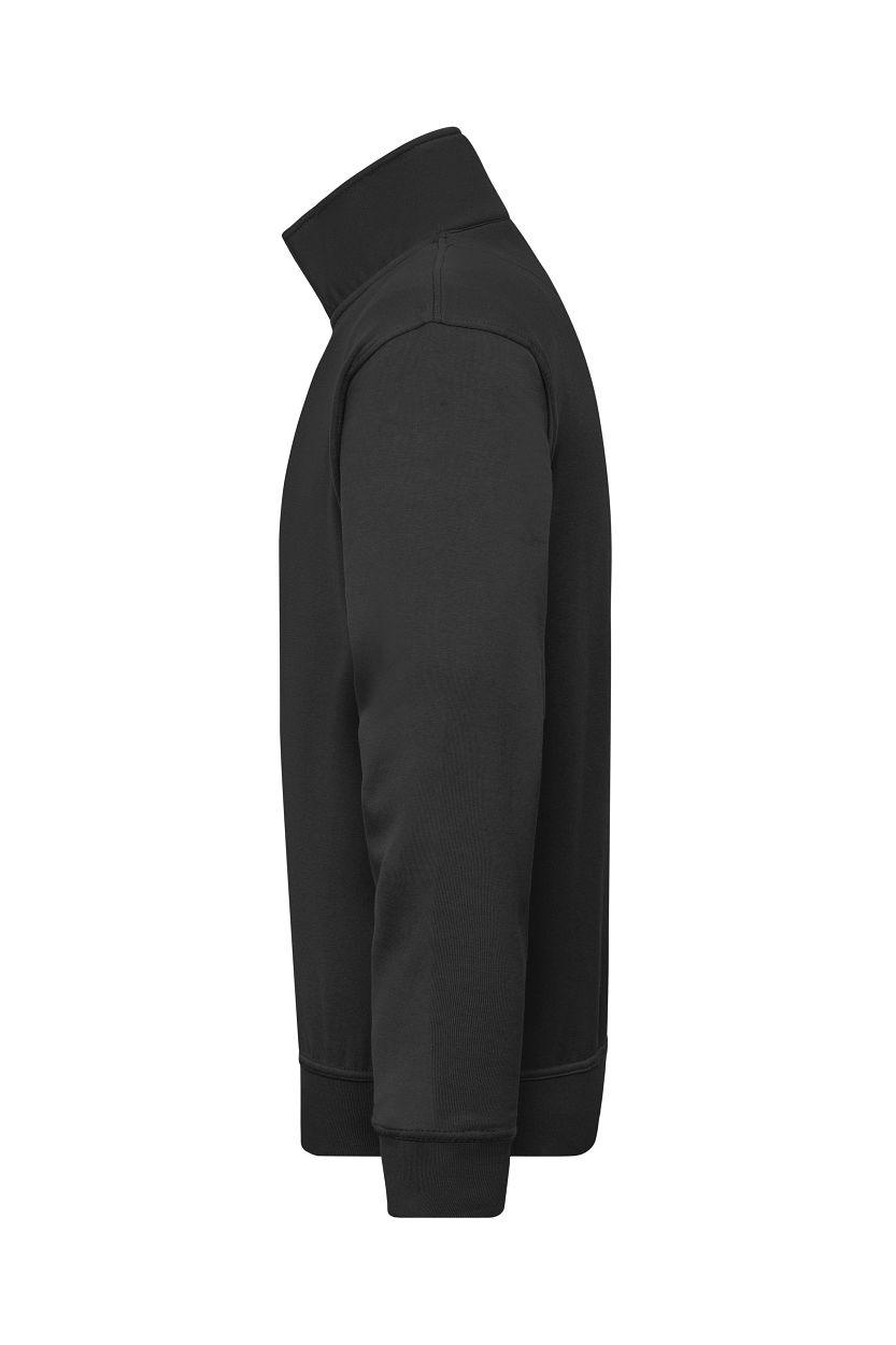 Workwear Half-Zip Sweat "JN831" in Black, Größe 6XL - Daiber