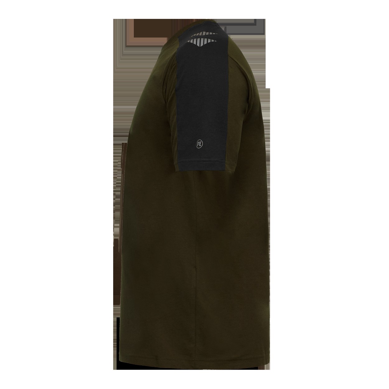 ENGEL Galaxy T-Shirt in Forest Green/Schwarz, Größe L