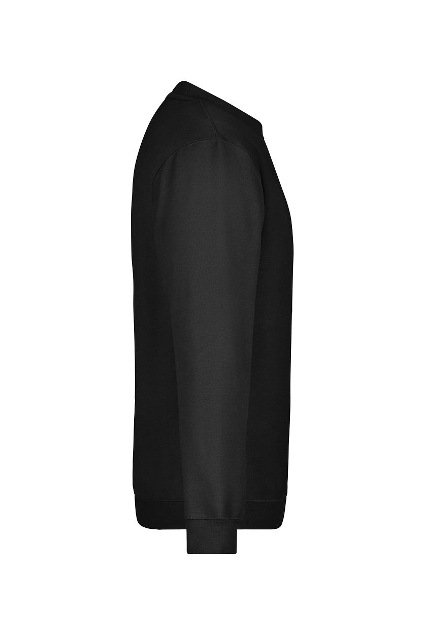 Round-Sweat Heavy "JN040" in Black, Größe 5XL - Daiber