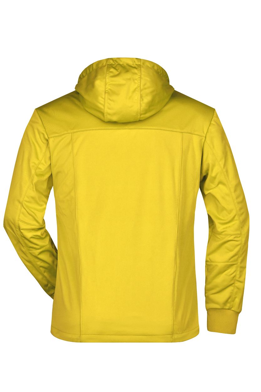 Men's Maritime Jacket "JN1078" in Sun-Yellow/Navy/White, Größe 3XL - Daiber
