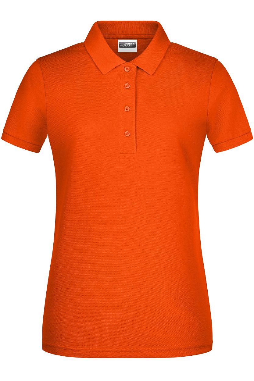 Ladies' Basic Polo OCS Standard "8009" in Dark-Orange, Größe 2XL - Daiber