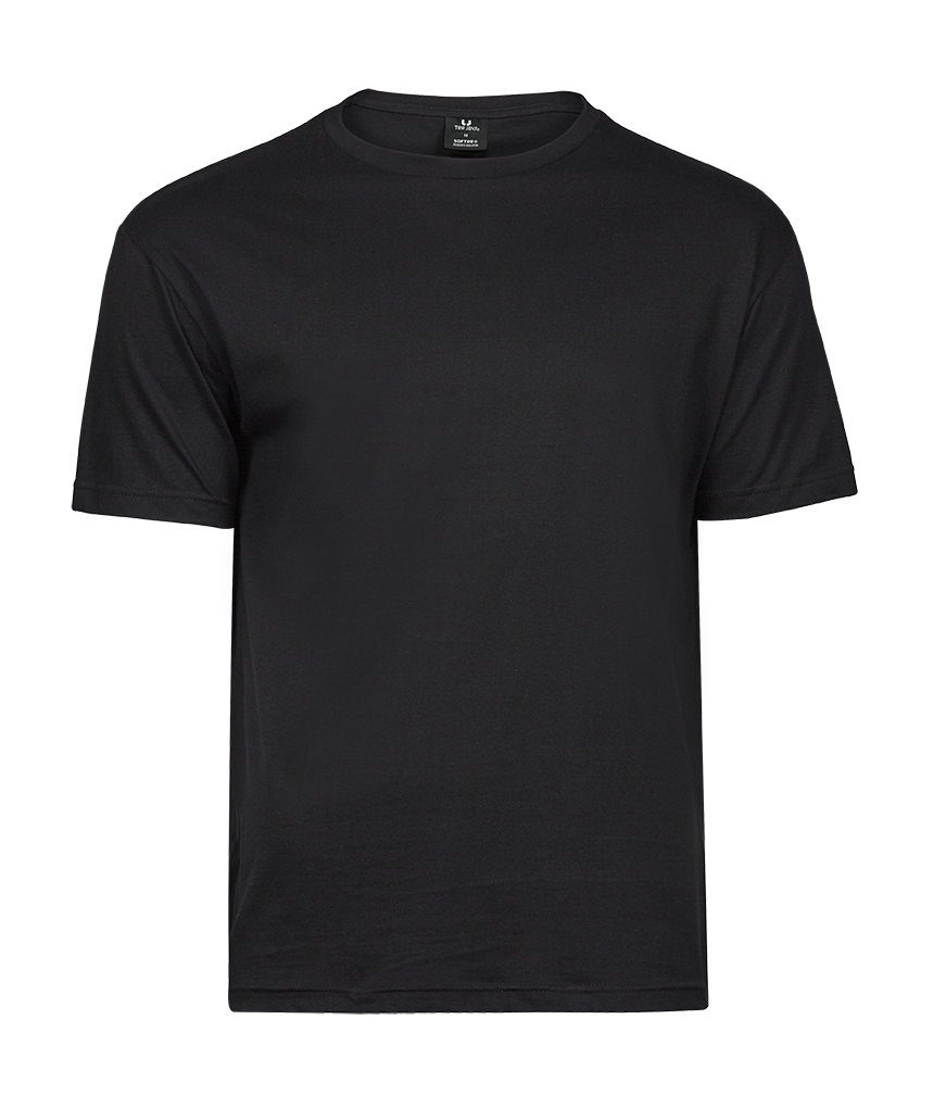 Fashion Sof Tee in Black, Größe 2XL von Tee Jays