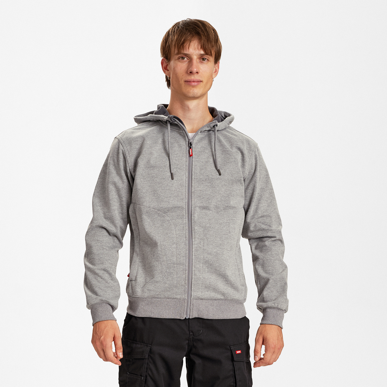 ENGEL Extend Allwetter-Cardigan in Graumeliert, Größe XS