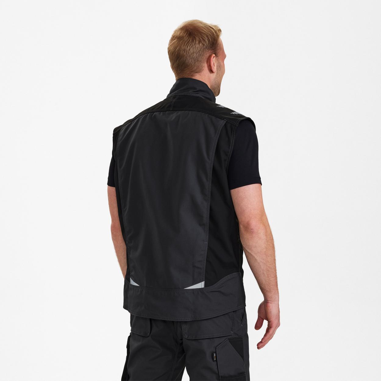 ENGEL Galaxy Serviceweste in Anthrazitgrau/Schwarz, Größe XS