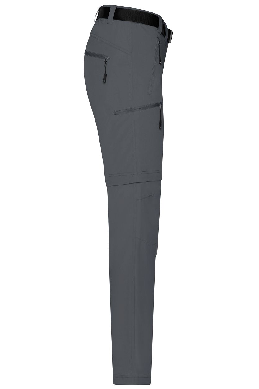 Ladies' Zip-Off Trekking Pants "JN1201" in Carbon, Größe 2XL - Daiber