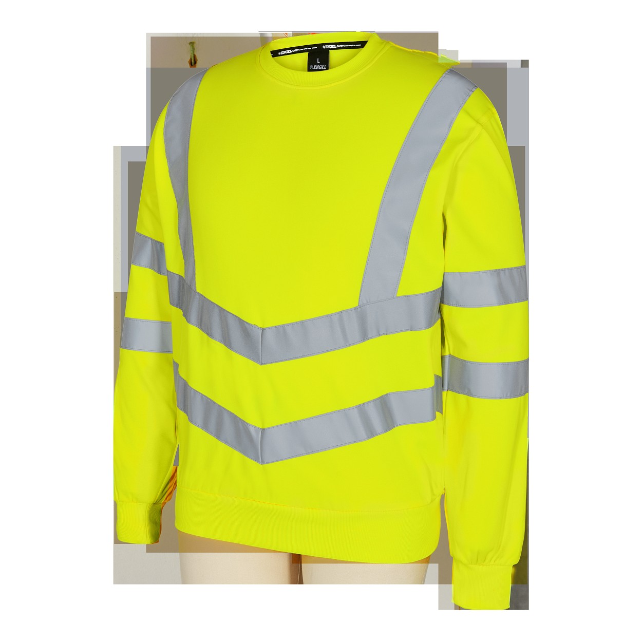 ENGEL Safety Sweatshirt in Gelb, Größe XS