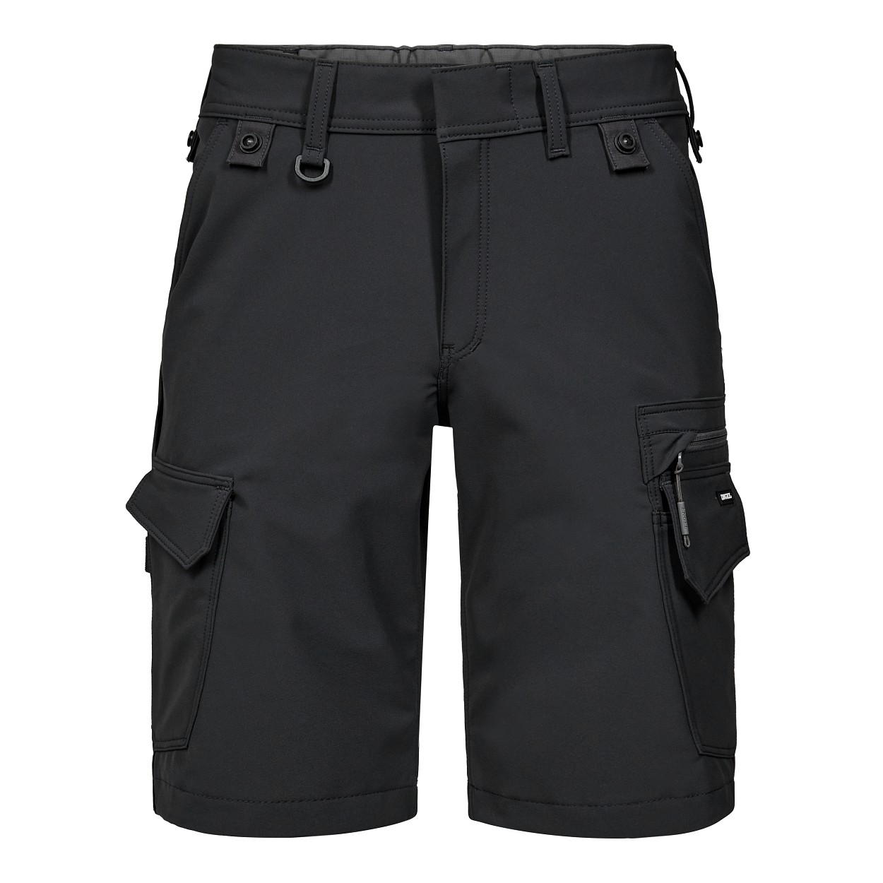 ENGEL Entire Shorts mit 4-Wege-Stretch in Anthrazitgrau/Schwarz, Größe 54
