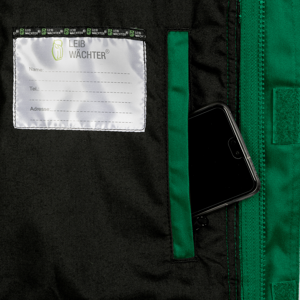 Weste Flex Line Grün/Schwarz FLEXV, Gr. 3XL von Leibwächter Weste Flex Line Grün/Schwarz FLEXV, Gr. 2XL von Leibwächter