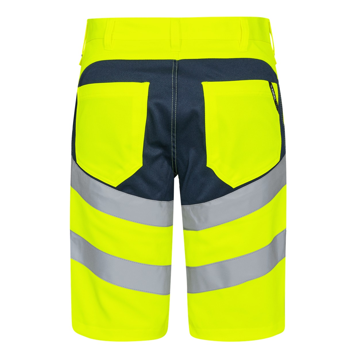 ENGEL Safety Arbeitsshorts mit 2-Wege-Stretch in Gelb/Blue Ink, Größe 54