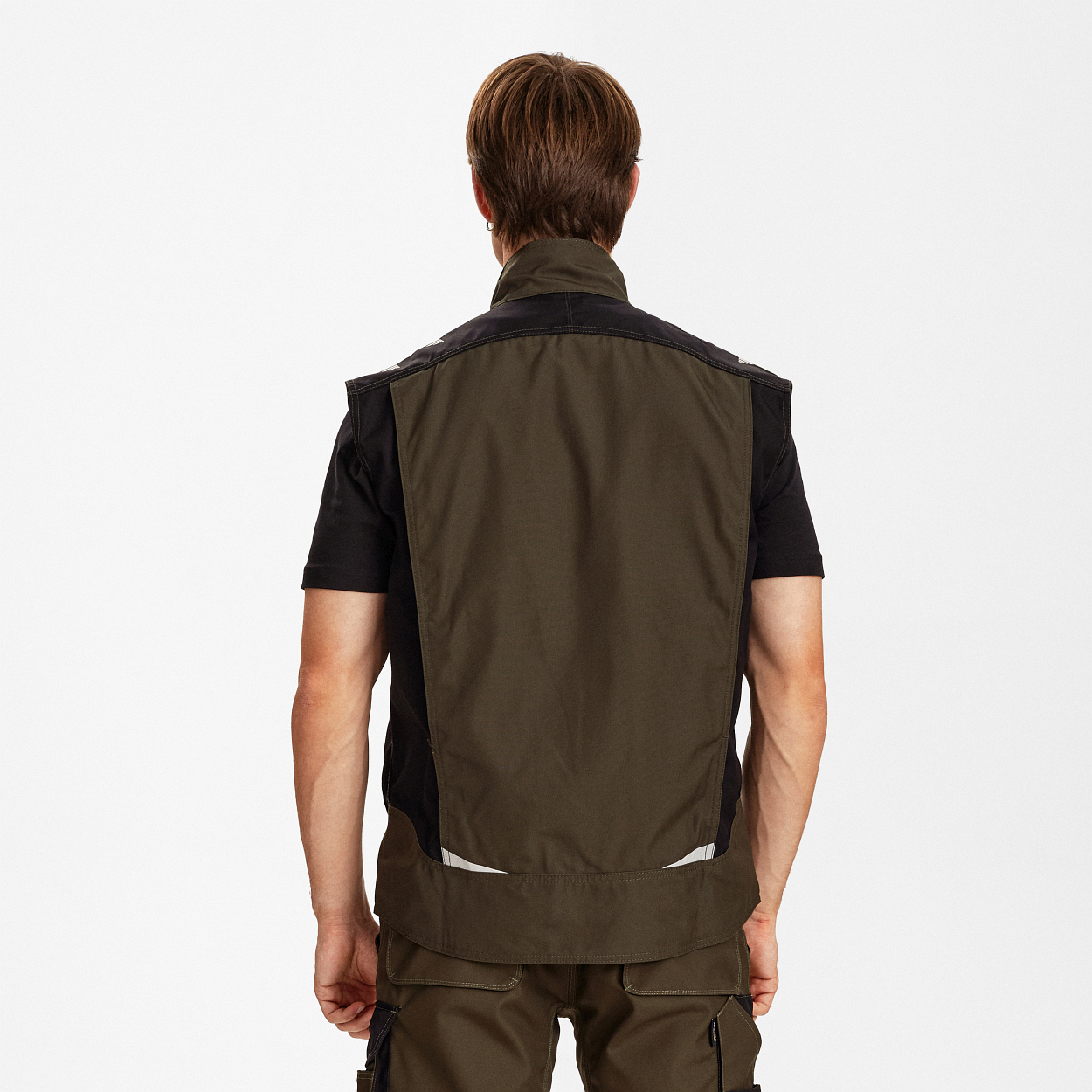 ENGEL Galaxy Serviceweste in Forest Green/Schwarz, Größe XS