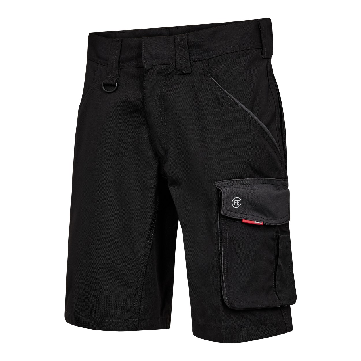 ENGEL Galaxy Arbeitsshorts in Schwarz/Anthrazit Grau, Größe 54