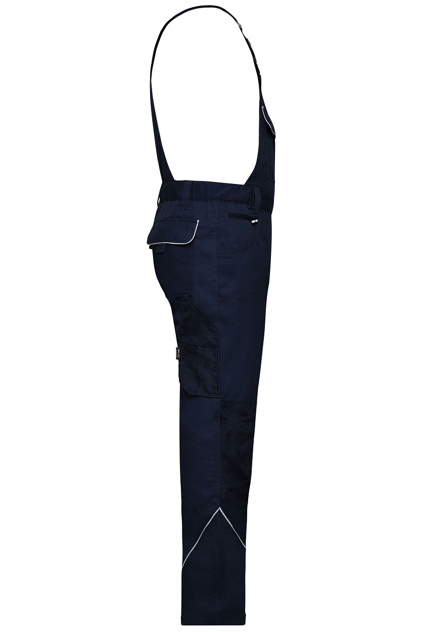 Workwear Pants with Bib - SOLID - "JN879" in Navy, Größe 62 - Daiber