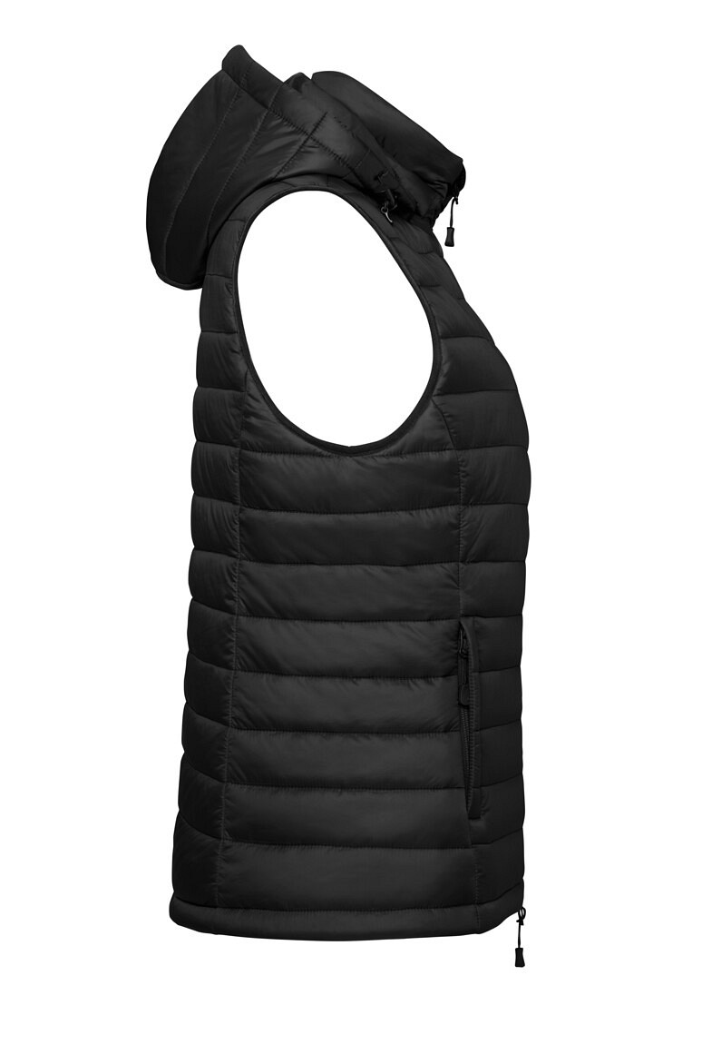 HAKRO 297 Damen Kapuzen Loftweste in schwarz, Größe 3XL