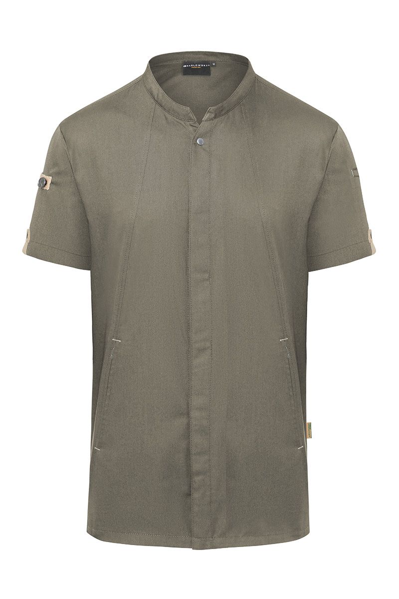 Kurzarm Kochjacke Green-Generation Größe 74 in Salbei von Karlowsky