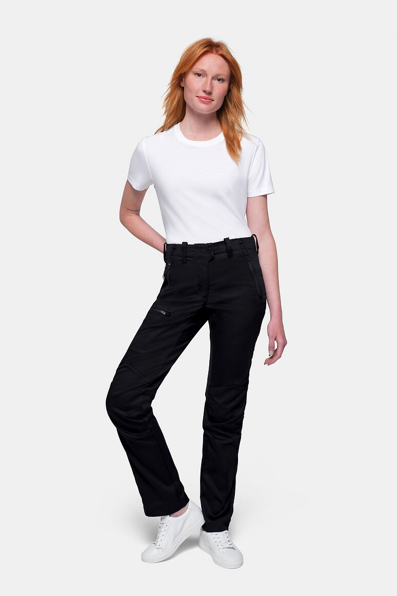 HAKRO 710 Damen Performancehose ECO in schwarz, Größe 5XL