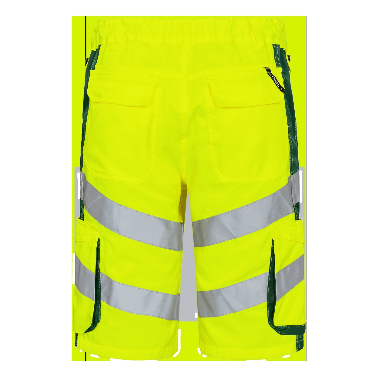 ENGEL Safety Light Arbeitsshorts in Gelb/Grün, Größe 54
