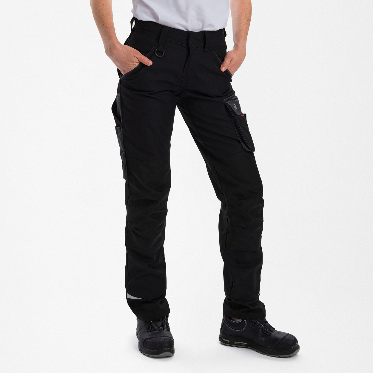 ENGEL Galaxy Damen Bundhose in Schwarz/Anthrazit Grau, Größe 48