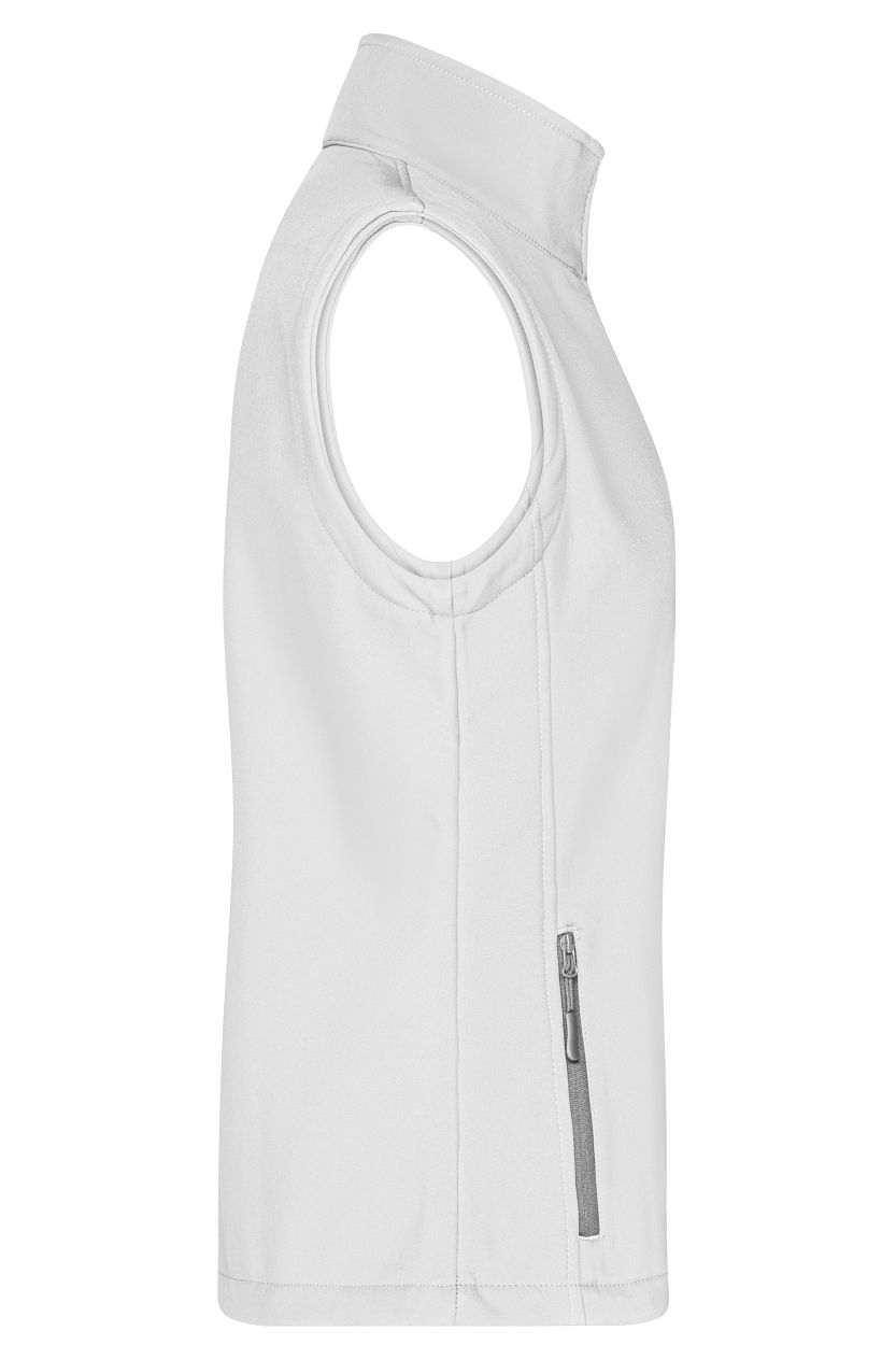 Ladies' Promo Softshell Vest "JN1127" in White/White, Größe 2XL - Daiber