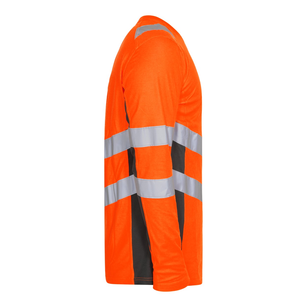 ENGEL Safety Langarm-Shirt in Orange/Anthrazit Grau, Größe XS